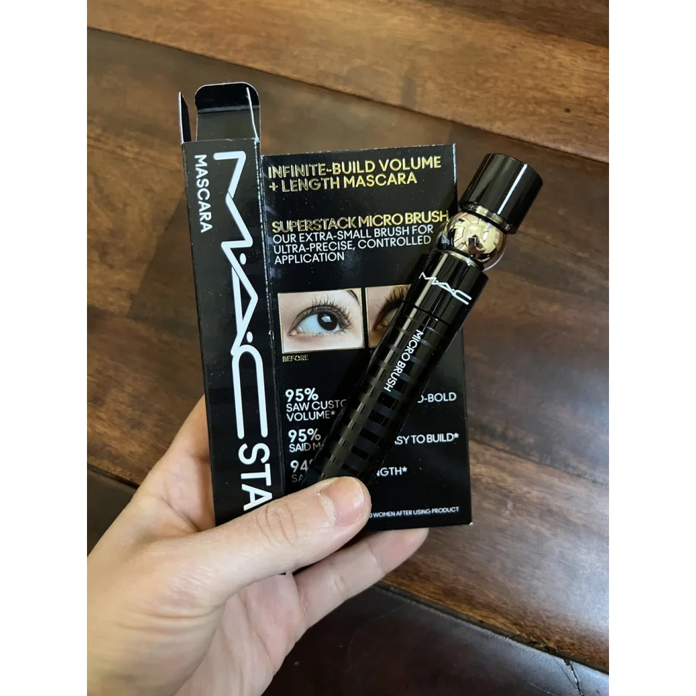 Authentic MAC Stack Mascara Superstack micro brush Volume Full Size 0.41 oz/12ml